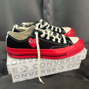 Converse Comme des Garcons w/red sole